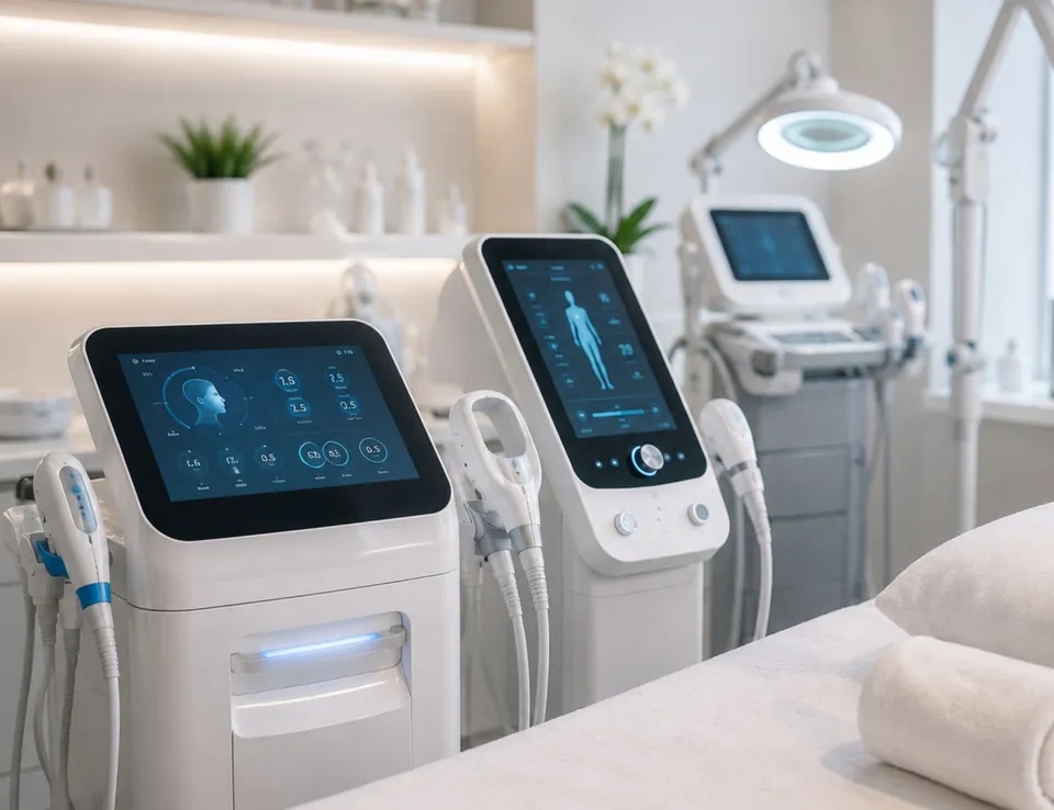 Ambiente professionale con apparecchiature elettromedicali
